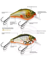 Воблер для рыбалки GRAND 85mm,