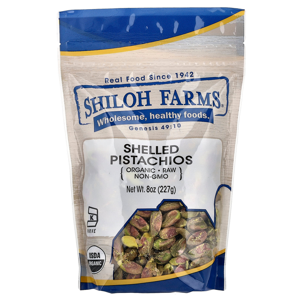 Shiloh Farms, органические очищенные фисташки, 227 г (8 унций)