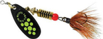 Блесна вращающаяся Mepps BLACK FURY MOUCHE, 00, Black/Chartreuse