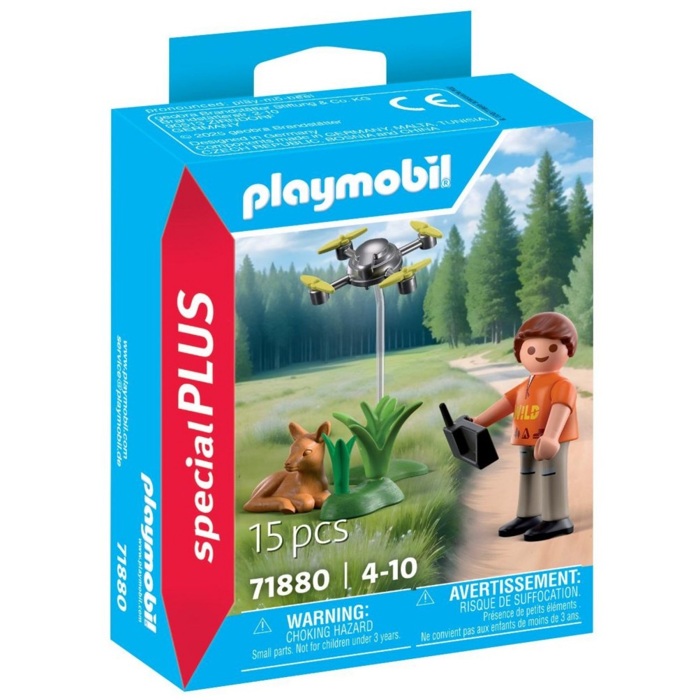 Игровой набор Playmobil 71880 «Спасение оленёнка с помощью дрона» 71880 — фото 1