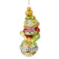 GAEM Украшение новогоднее "Лягушка", L7 W6 H14 см