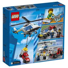 Конструктор LEGO City Police 60243 Погоня на полицейском вертолёте