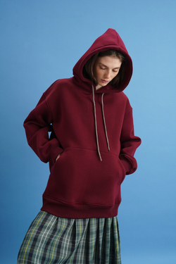 Худи классика с начесом, «Бордо»