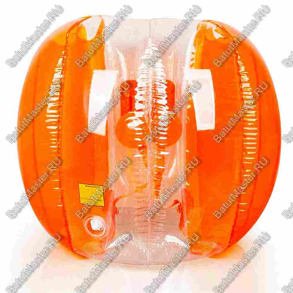 Бампербол «Прозрачно - оранжевый», ПВХ, диаметр 1,5 м