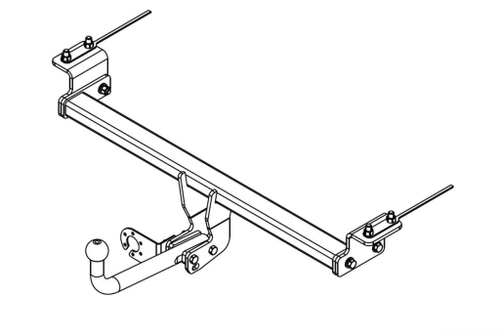 Фаркоп для Geely Coolray (2019-) (без электрики) (паспорт и сертификат) AvtoS.GL02