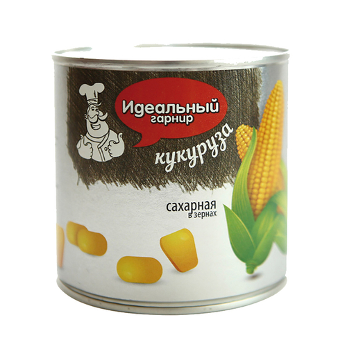 Идеальный Гарнир Кукуруза Сахарная Консервированная 425мл