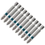 Набор бит PZ2х50, сталь S2, 10 шт. Gross 11345