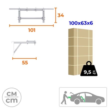 Турник на домашний спортивный комплекс усиленный
