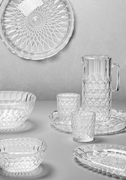 Чаша Vanity, Ø25 см, прозрачная