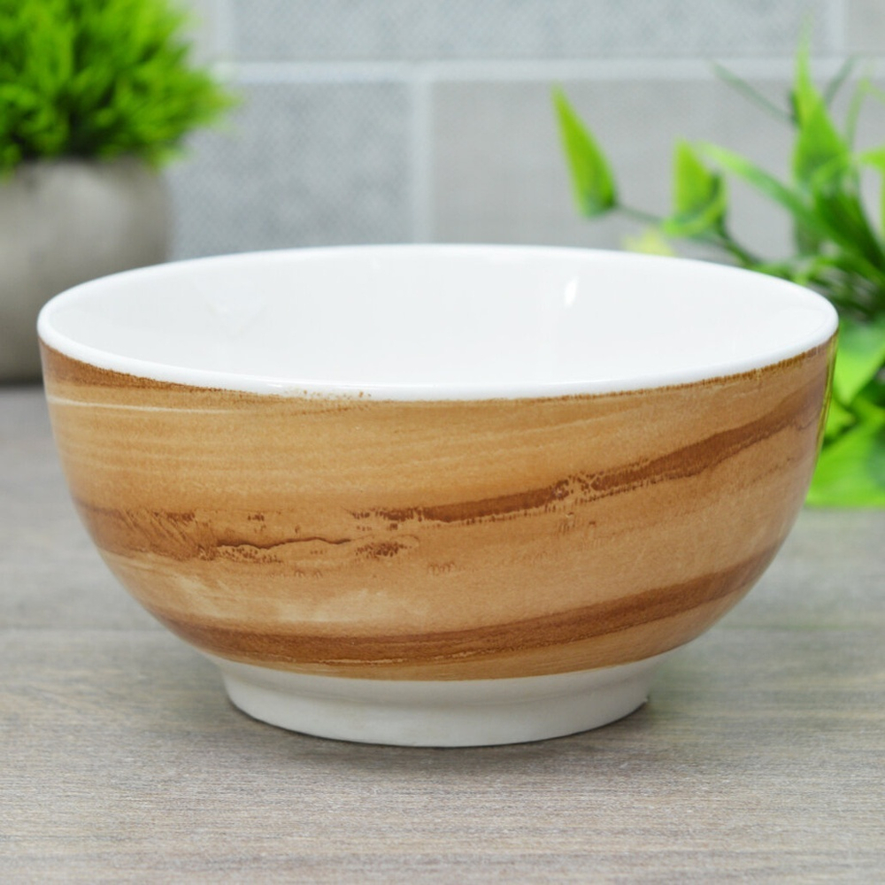 Салатник 620мл 14см Аэрограф капучино