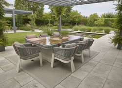 Комплект мебели Ayca Dining Set. Алюминий, ироко. Поставка 45 дней.