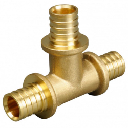 Тройник ONE PLUS 16 латунь акс. (120/20)