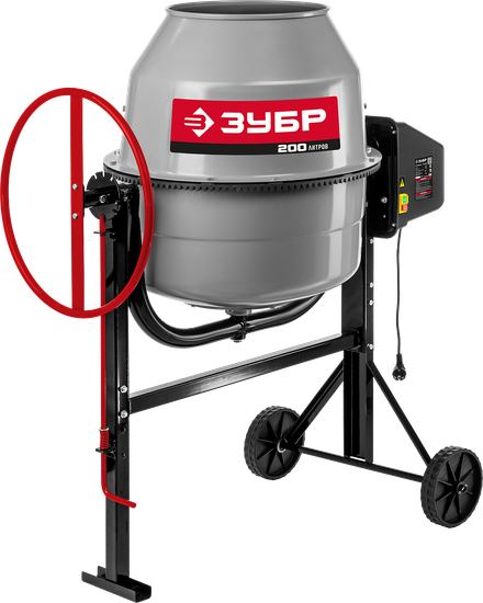 Бетономешалка "ЗУБР" БМЧ-200