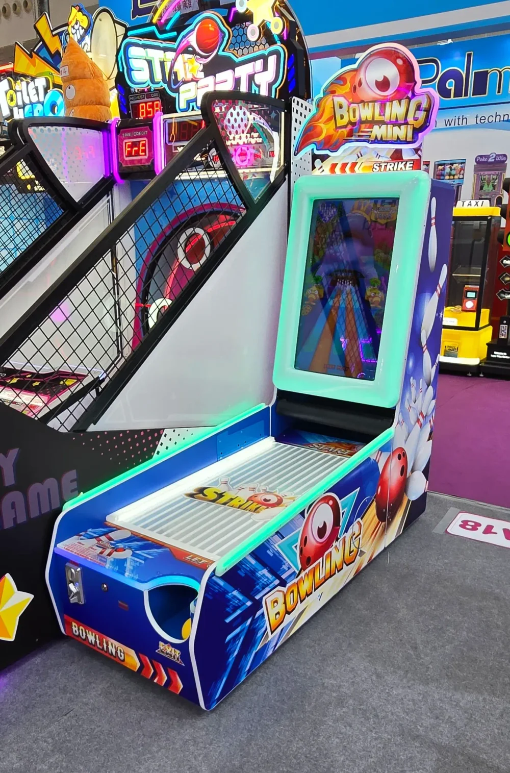 Детский игровой автомат «Мини-боулинг»