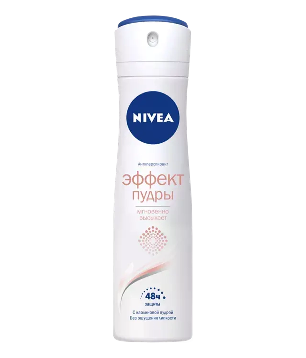 NIVEA Део-спрей жен ЭФФЕКТ ПУДРЫ 150мл*12