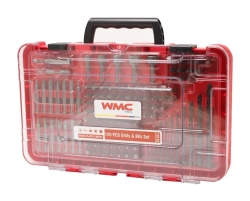 Набор бит и сверл 120пр. в пластиковом футляре WMC TOOLS WMC-10120