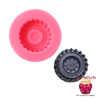 Молд силиконовый "Шина", 6,5*6,5*2,3 см