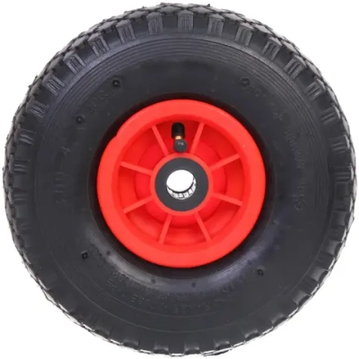 Колесо к тачке 10» 3,00-4 (ось 20мм) пневмо