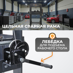 WDK-HP750A Гидравлический пресс 75 т, с ручным и пневмоприводом