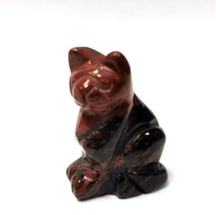 Кошка обсидиан коричневый 22.9