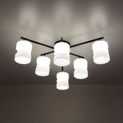 Citilux Нильс CL132165 Люстра потолочная Чёрная