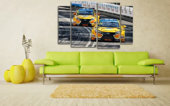 Модульная картина "Ралли Vesta"