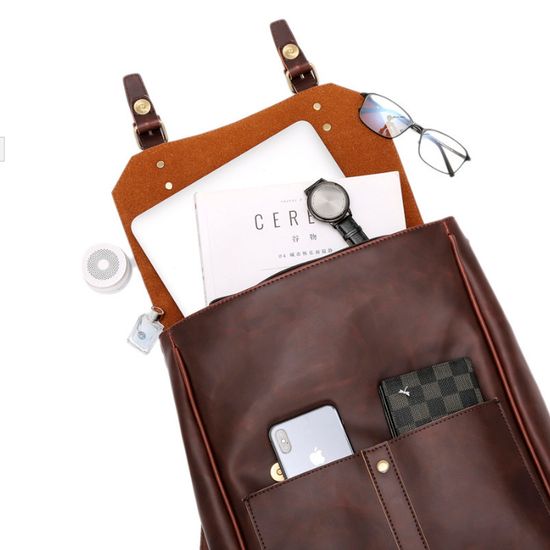 Рюкзак из экокожи Коян. Коричневый