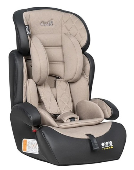 Автокресло детское YB702A (Бежевый/экокожа Beige/Black PU)