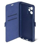 Чехол с флипом для Realme C35 blue DF