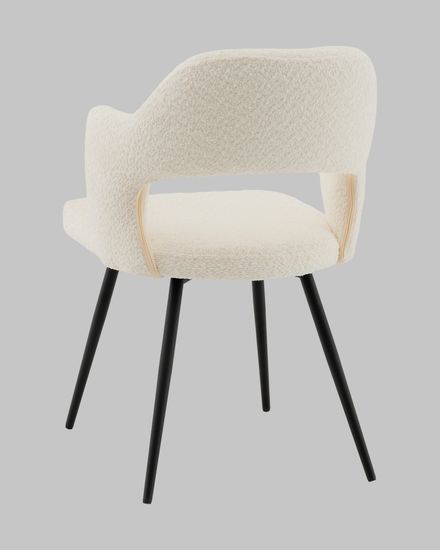 Стул Роккиана букле молочный