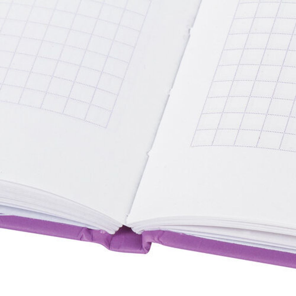 Блокнот А5 (135х206 мм), 80 л., твердый, клетка, выборочный лак, ЮНЛАНДИЯ, "Единорог", 111616