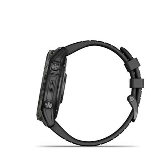 Смарт-часы Garmin EPIX Pro (Gen 2) Sapphire Edition 51 mm, Carbon Gray DLC titanium with black silicone band 010-02804-01