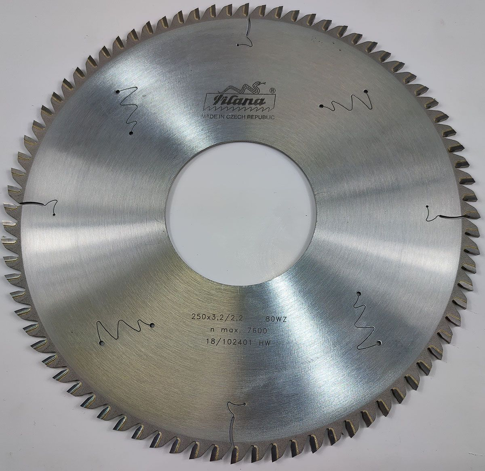 Пила дисковая TCT "Pilana" 250x3.2/2.2x80 z80 81-11 WZ