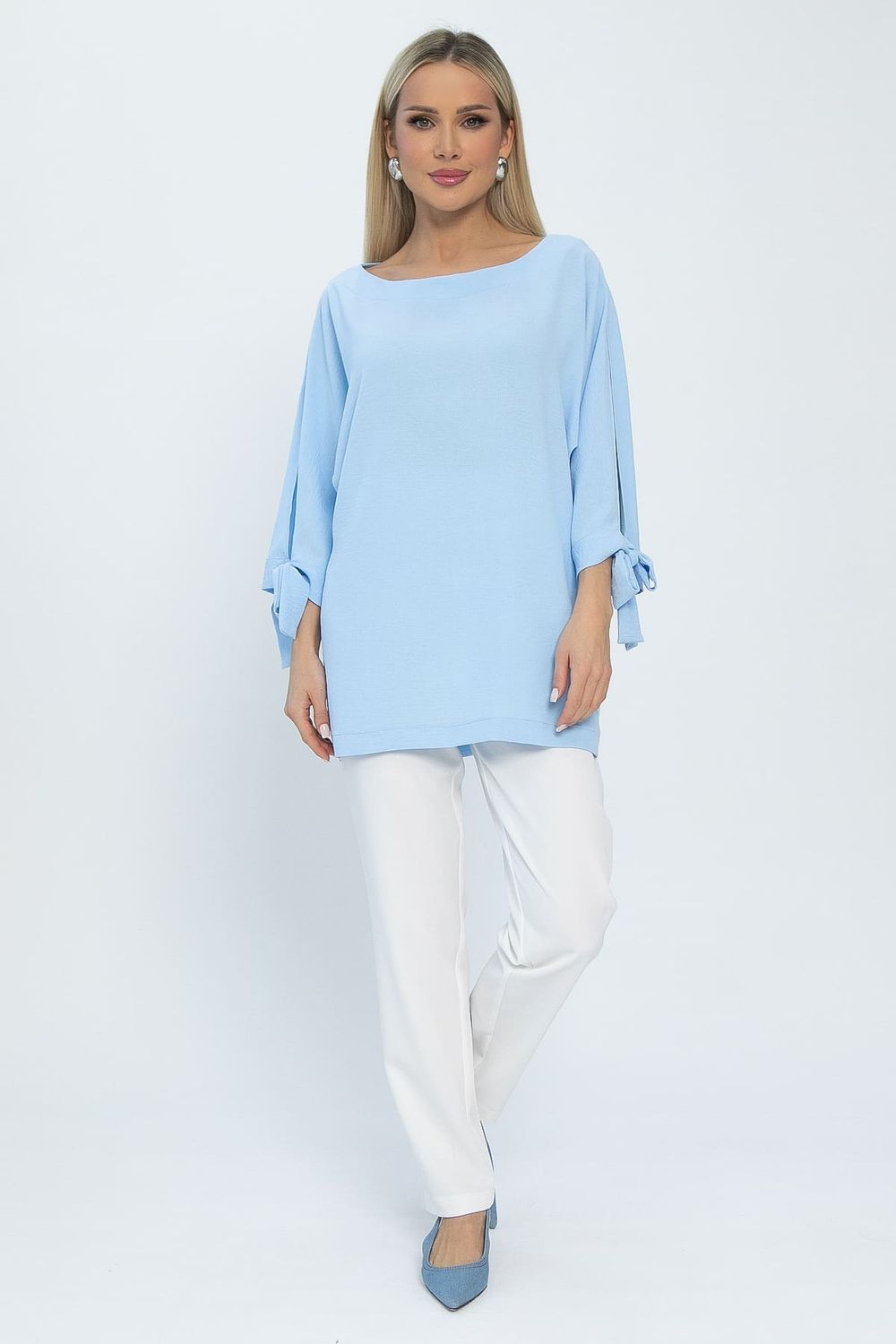 Блуза Гэтсби (голубая) Б13559-8М LT Collection