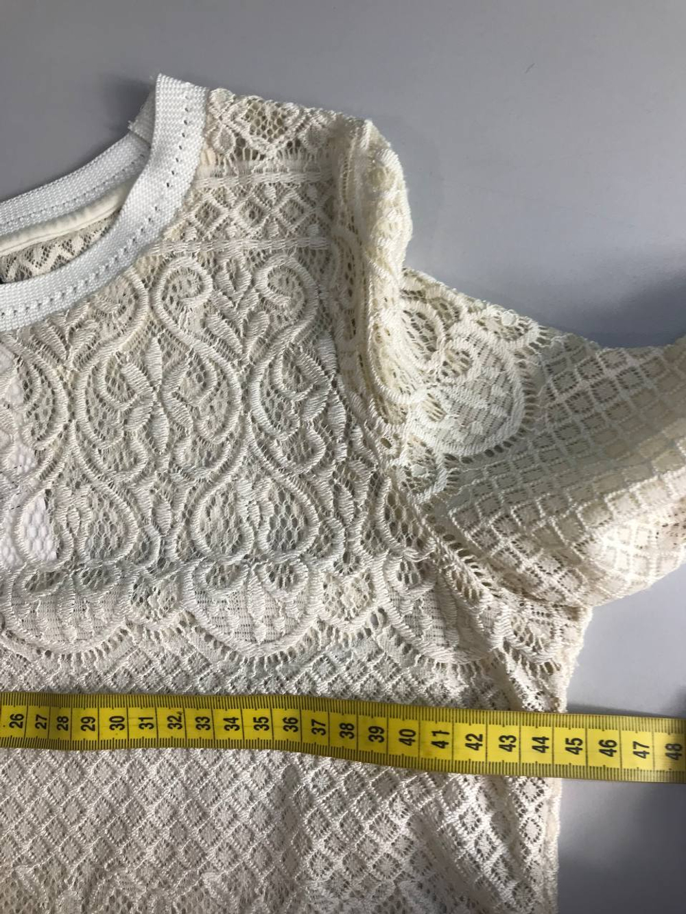 Блузка Only кружевная, маркировка М, визуально 46 размер