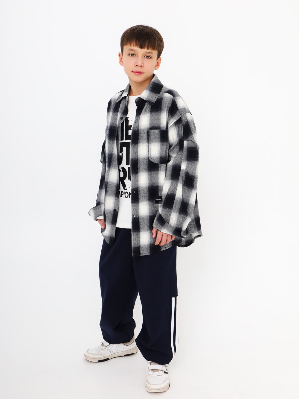 Рубашка в клетку NOIR