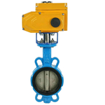 Water Butterfly Valve Elephant bv16-g50-g40-elephant-380, body material - cast iron GGG50, disk material - cast iron GGG40, seal - EPDM, electric actuator operated