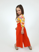 02-95-4 Комплект для девочки (футболка и брюки)