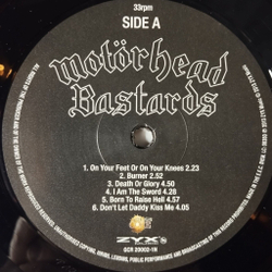 Винтажная виниловая пластинка LP Motorhead Bastards (EU 2013)
