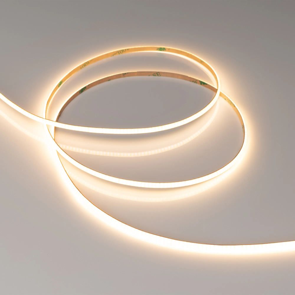 Светодиодная лента COB-X420-4mm 24V Warm3000 (10 W/m, IP20, CSP, 5m) (Arlight, узкая) 040901