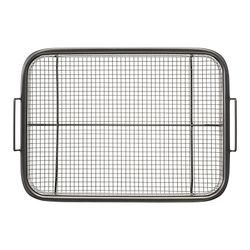 Противень для запекания с решеткой-гриль Roast Masters, 22х30 см, черный