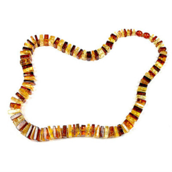Бусы "Клеопатра" янтарь