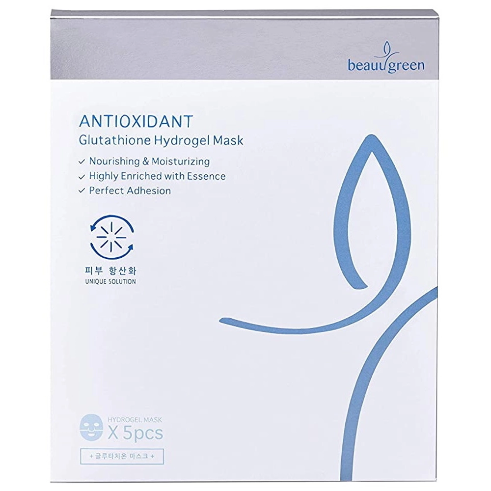 Гидрогелевая маска BeauuGreen Vitalizing glutathione Hydrogel Mask 30 мл