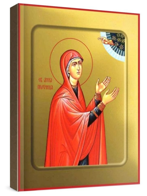 Анна, пророчица (рукописная икона)