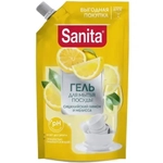 Гель мытья посуды SANITA сицилийский лимон и мелисса 900 г (дой-пак)
