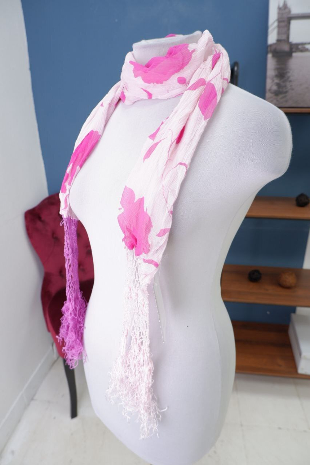 Шарф шелковый