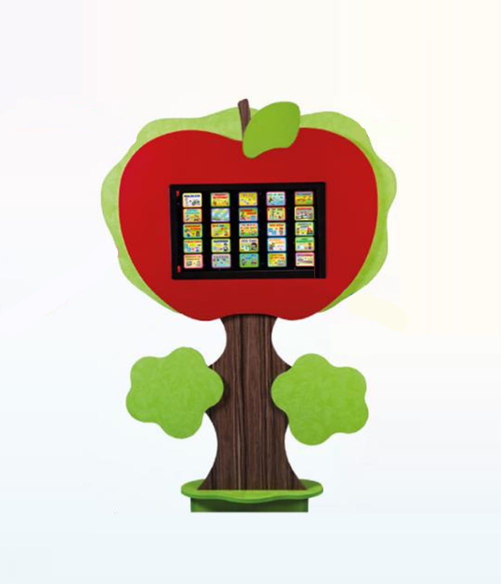 Интерактивная развивающая настенная панель Яблоко из серии Кисельковое царство