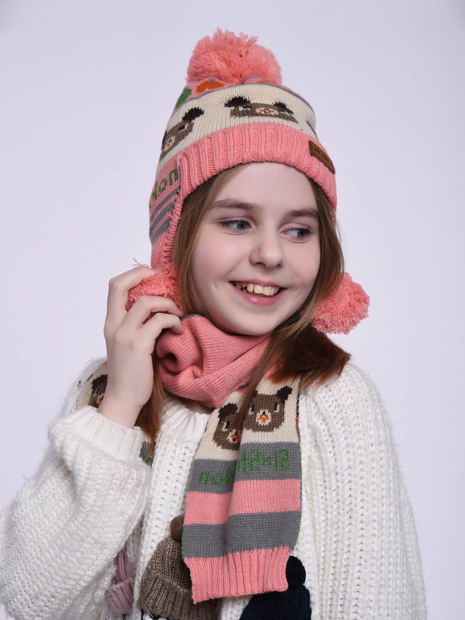 Комплект детский (Шапка+Шарф)