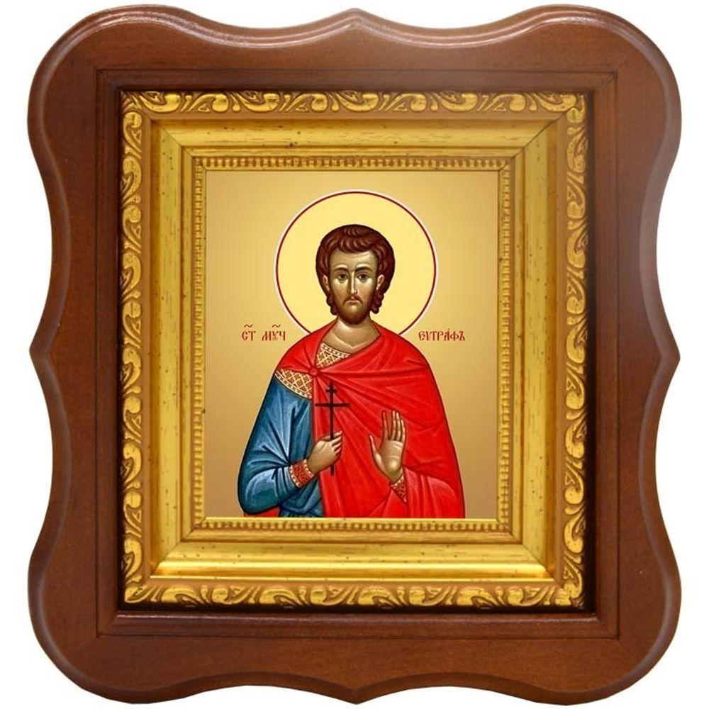 Евграф Александрийский мученик. Икона на холсте.