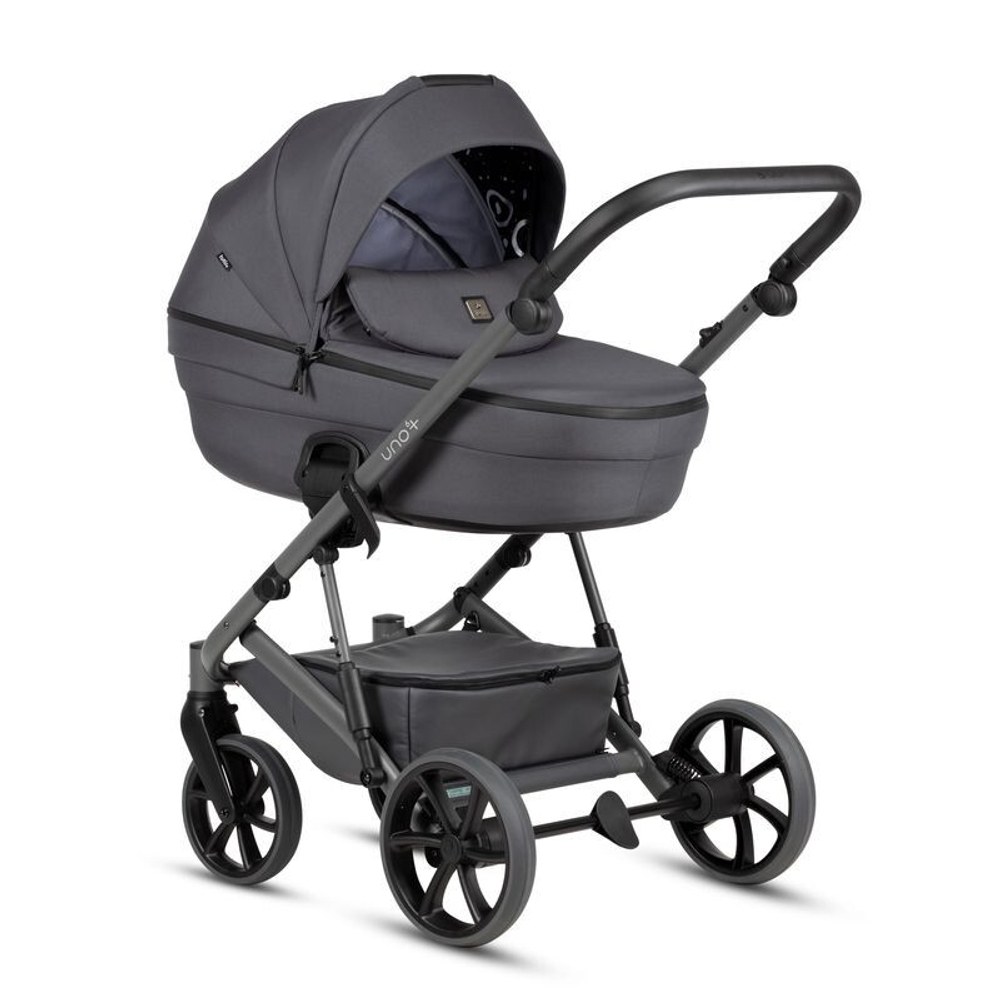 Коляска 2 в 1 Tutis UNO 6+ Essential collection NEW Antracite